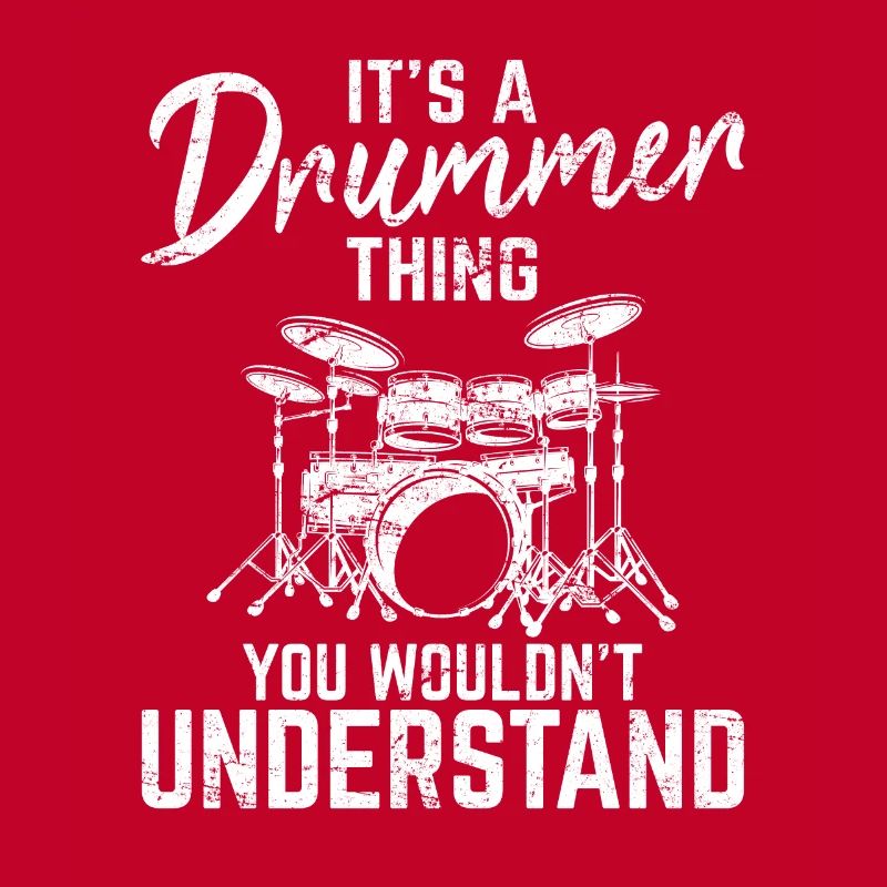 C’est un truc de batteur Drôle De batteur De percussions