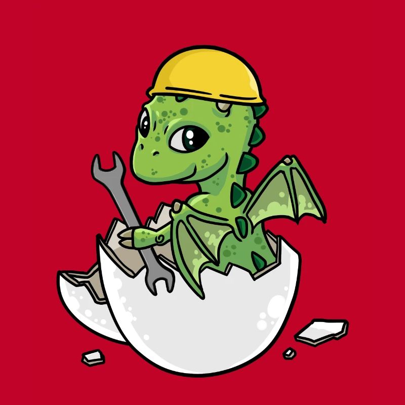 Dino Craftsman Eggshell Tool Car Workshop
