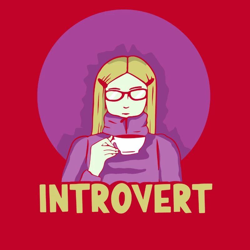 Introvertiert Sarkasmus Introvertierter Schüchtern
