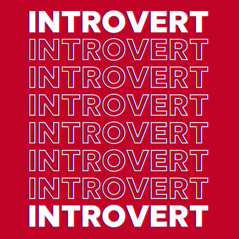 Introvertiert Sarkasmus Introvertierter Schüchtern