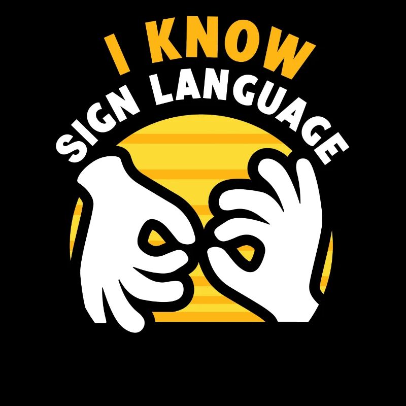 I can sign language sign awareness gestures