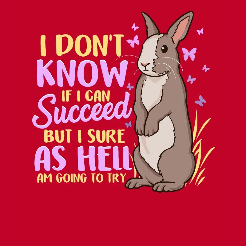 Cute ambitious rabbit challenge