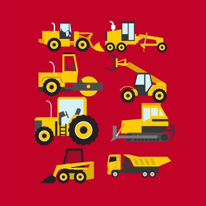 Baubagger Sammlung Funny Constructi