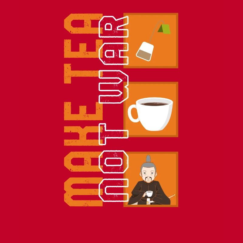 Machen Sie Tee nicht Krieg Hemd, friedlichen Samurai Tee