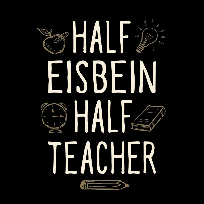 Moitié Eisbein Moitié Professeur Drôle Professeur Humour