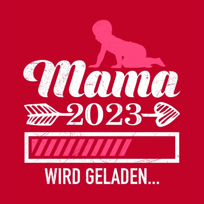 Mama 2023 loading Mutter schwanger Mädchen Mama