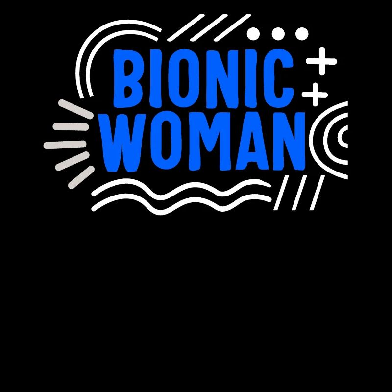 Hüft-OP-Shirt, Bionic Woman Tee, Bionic
