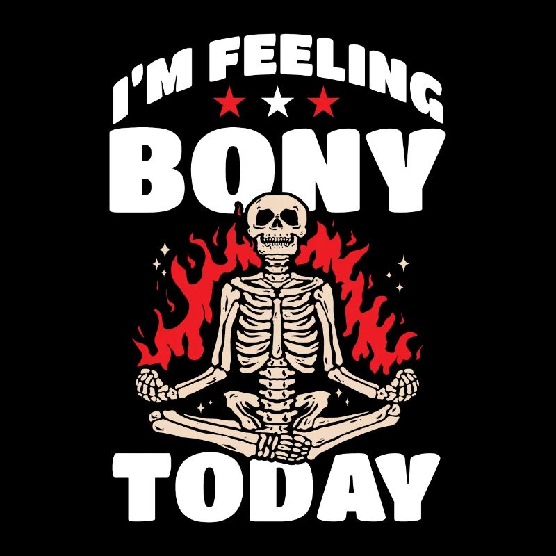 Goth Halloween bony today skeletonized