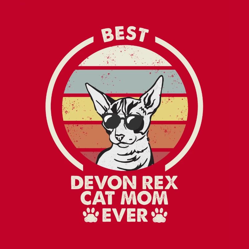 Cat Mom - Devon Rex Cat