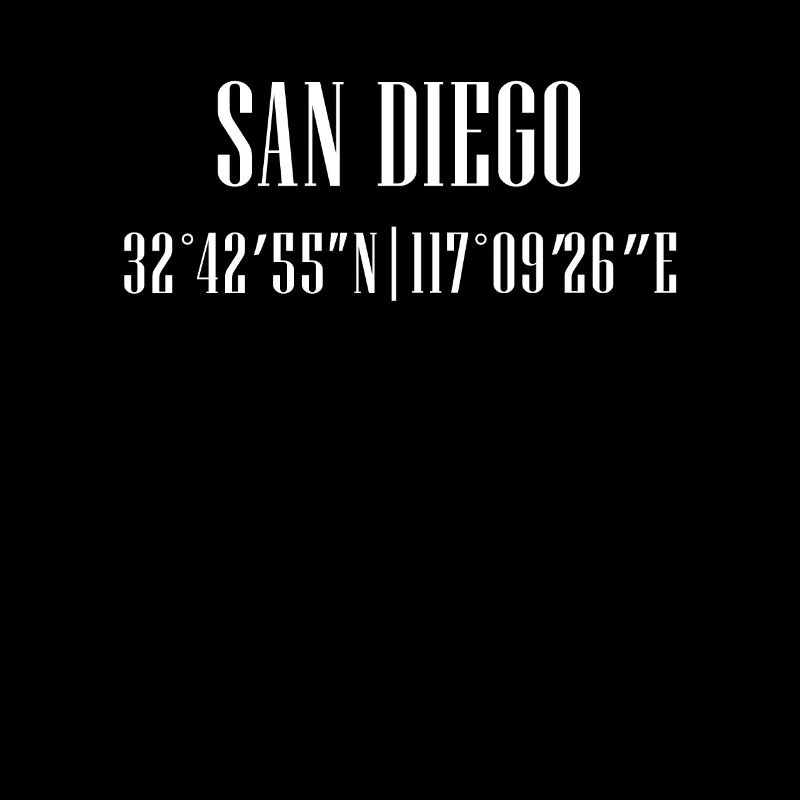 City coordinates San Diego