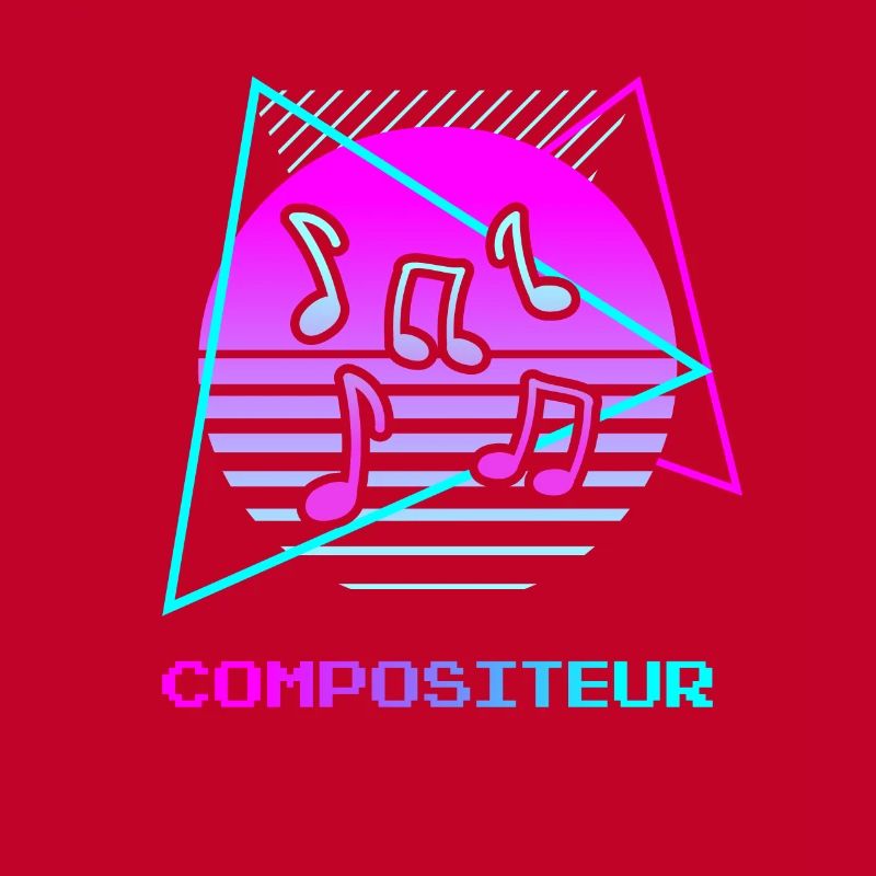 Retro Compositeur Composition Musicale
