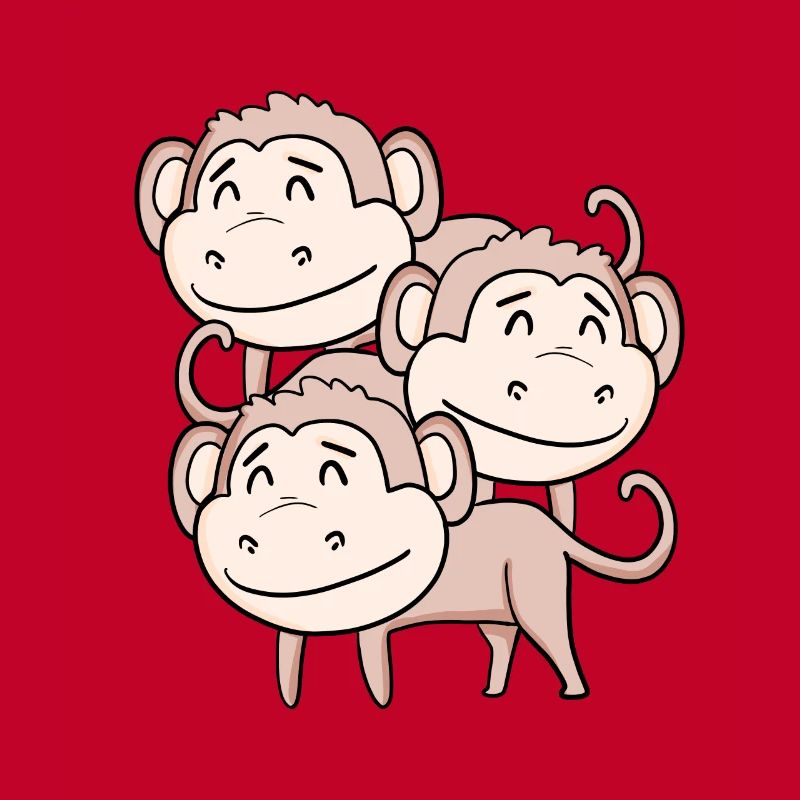 Singes mignons - Singe