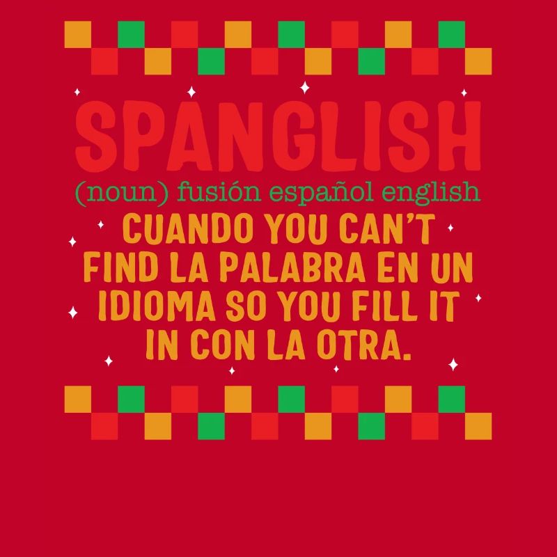 Spanisches Hemd, Spanisch Englisch