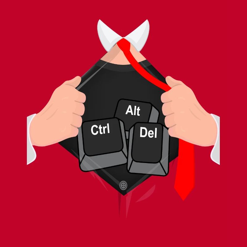 Ctrl Alt Del Hack Informatiker Computer