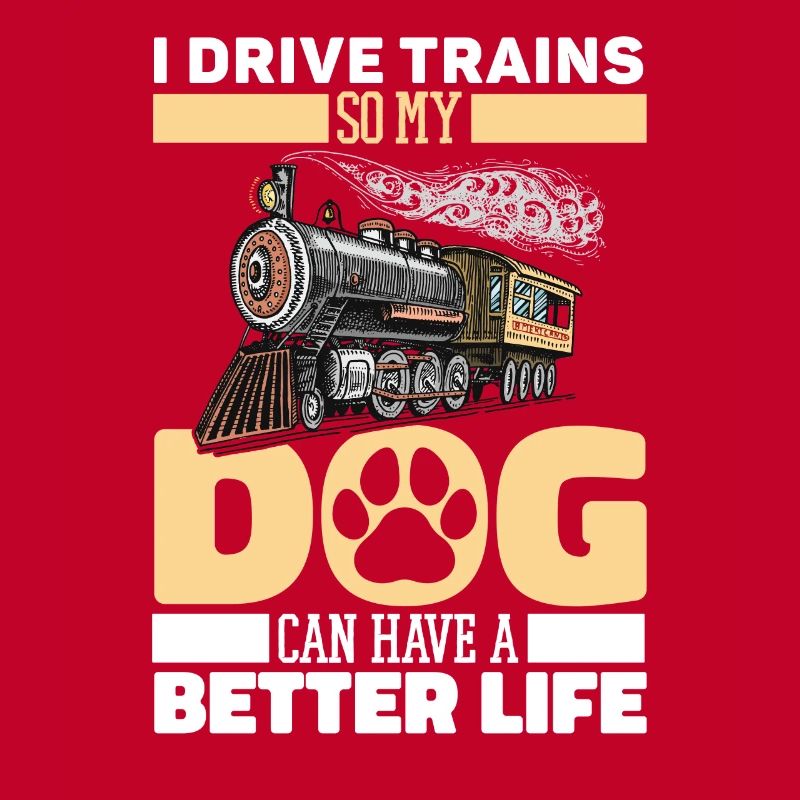 Engine driver train driver dog