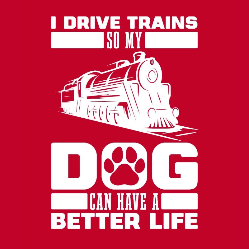Engine driver train driver dog