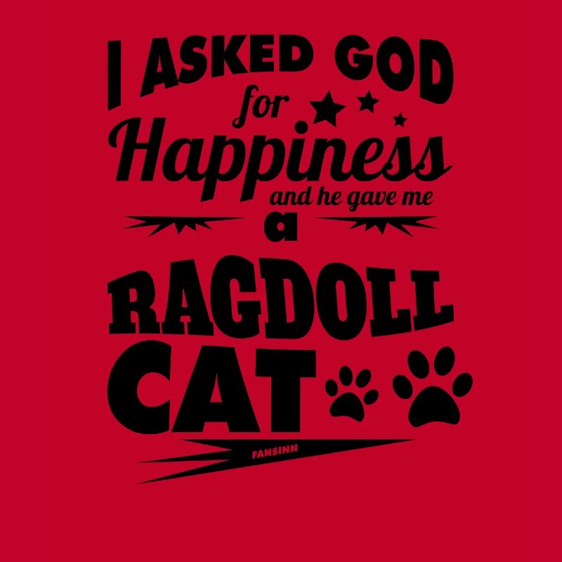 Ragdoll Katze Stubentiger Spruch