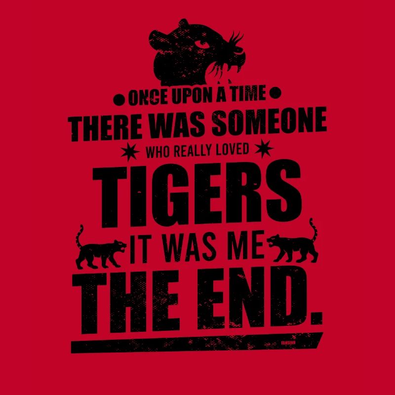 cooler Spruch mit einem Tiger