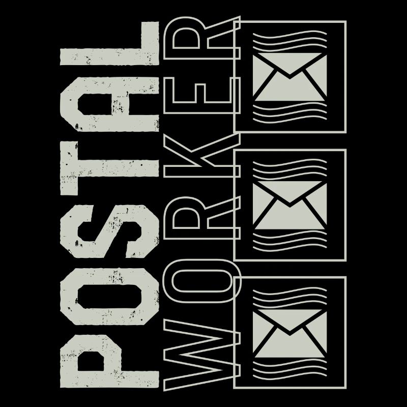 Postbotenhemd, Postangestellten-Envelop Tee, lustig