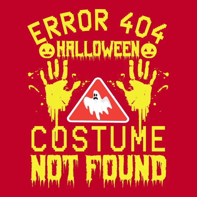Error 404 Costume Not Found Halloween Coding