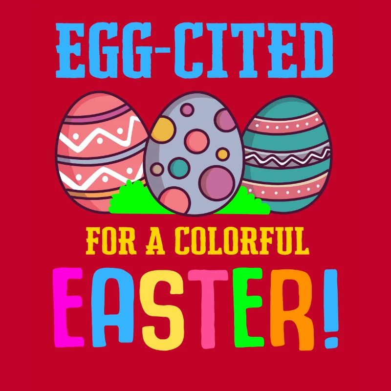 Easter Colorful Egg Dye Rabbit Egg Hunt