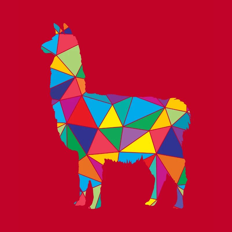 Lama Polygon Low Poly Tier