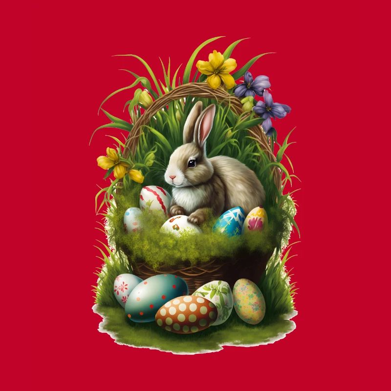 Easter Bunny with Easter Eggs Easter