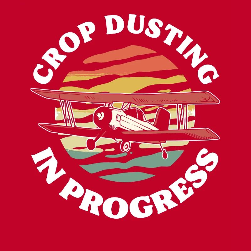 Crop Dusting In Progress Crop Duster