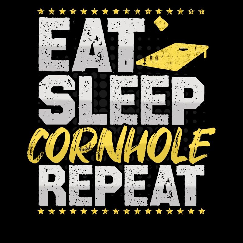 Cornhole Eat Sleep Repeat Baggo Hobby Cornhole