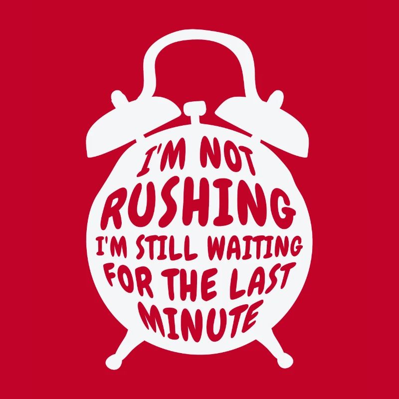 Procrastinating Alarm Clock Procrastinator Work