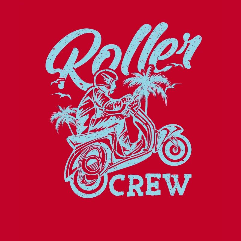Roller Crew Scooter Motorroller Geschenkidee