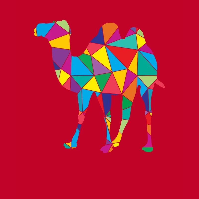 Kamel Polygon Wüste Kunst