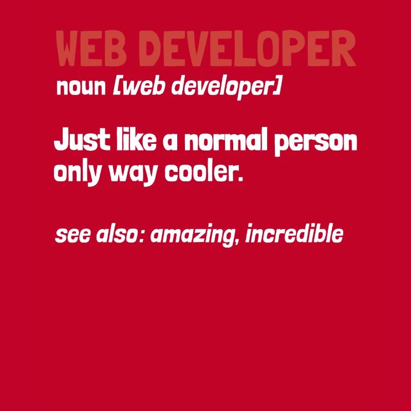 Web Entwickler Webdeveloper Definition