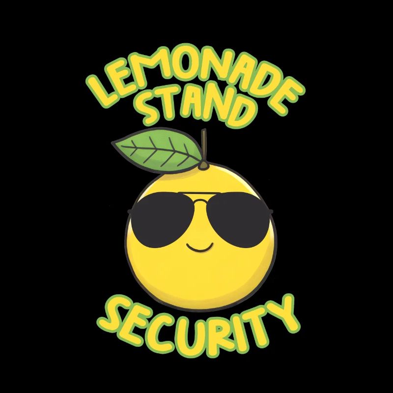 Stand de limonade Sécurité Mignon Citron Été