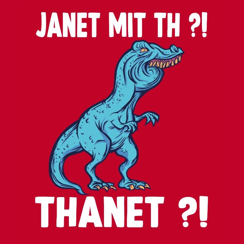 Janet oder Janeth T-Rex Überbiss Dinosaurier Meme