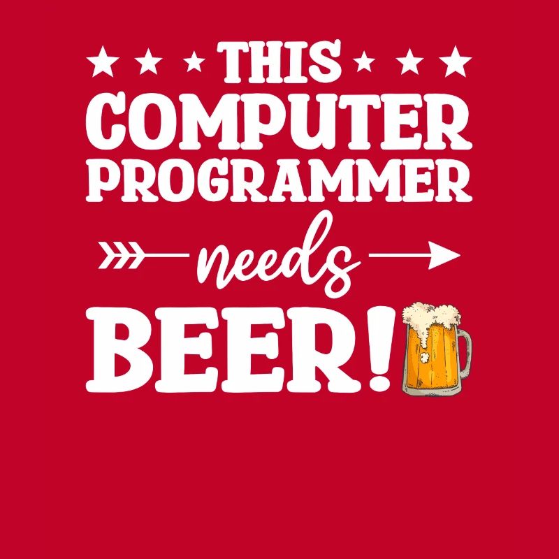 This Computer Programmer Needs Beer Programming