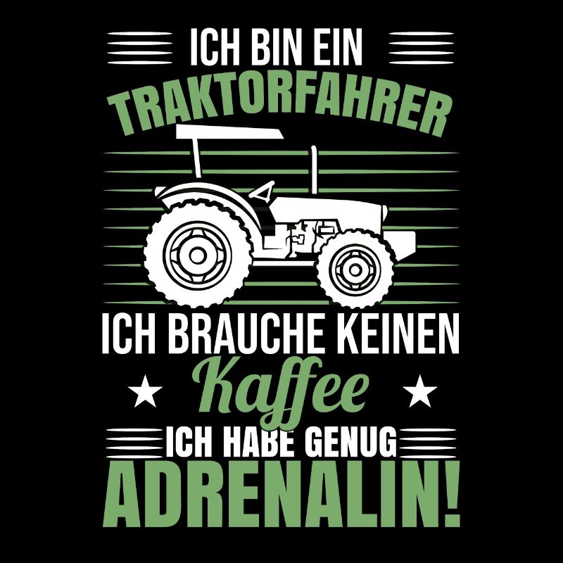 Lustiges Traktor Traktorfahrer Schlepper