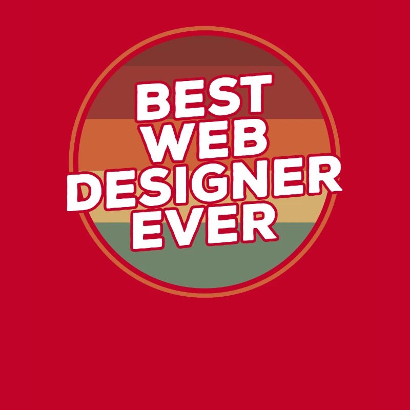 Vintage Bester Webdesigner aller Zeiten Programmierung