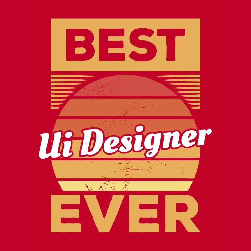Vintage Best UI Designer Ever User Interface
