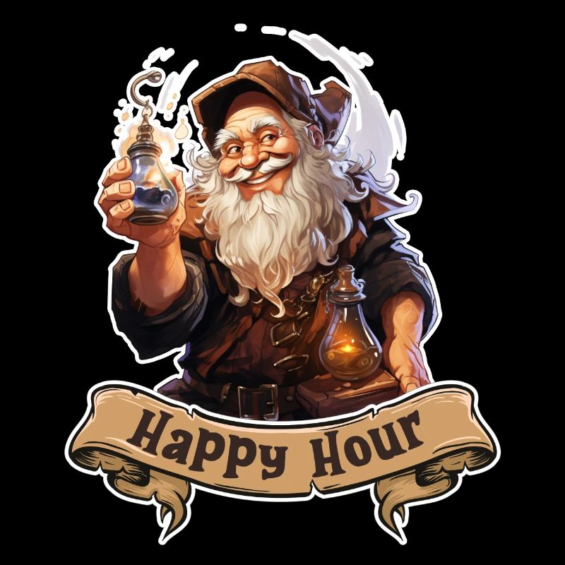 Happy Hour Dwarf avec jeu de rôle de potion magique