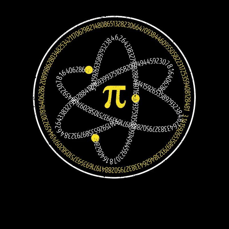 Atom Pi Day Math Science 3.14 Geek Enseignant Élève