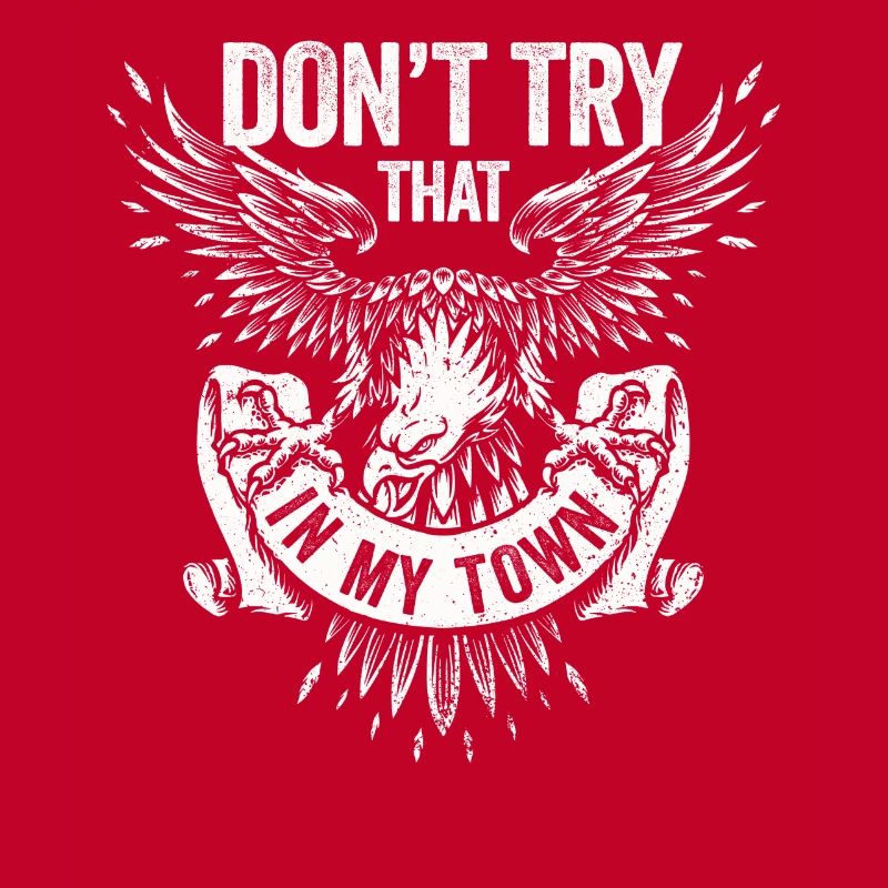 Versuchen Sie das in einer Kleinstadt American Flag Eagle