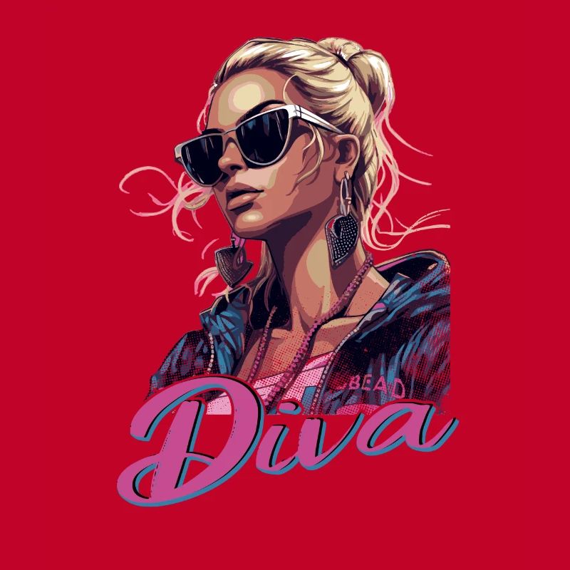 Strahlen Sie Strahlend Diva