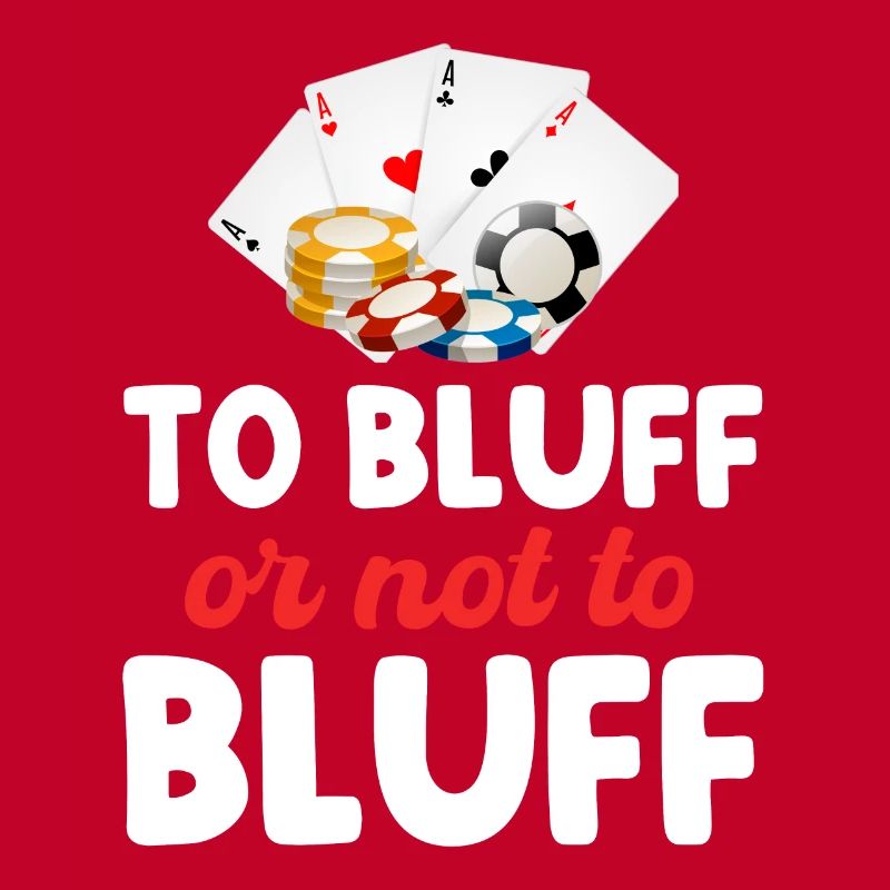 Bluffen Oder Nicht Bluffen Lustiger Pokerspieler