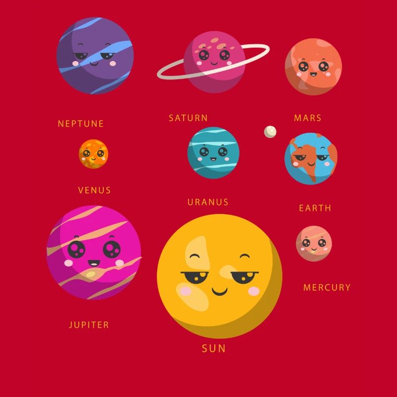 Solar System, Planets, Science Space, Astrology