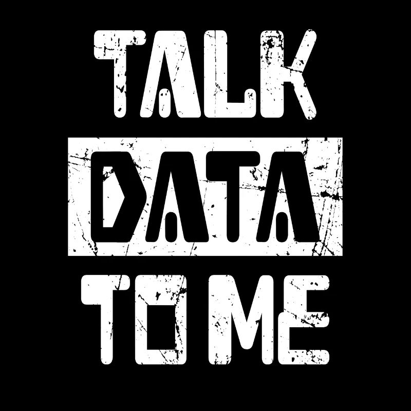 Sprechen Sie mit mir über Daten IT-Datenwissenschaftler Geschenk