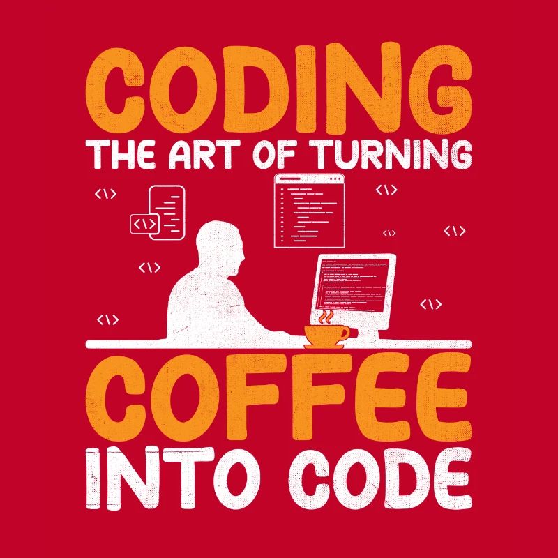 Coffee Coding Programmer Coder Developer Nerd Coff