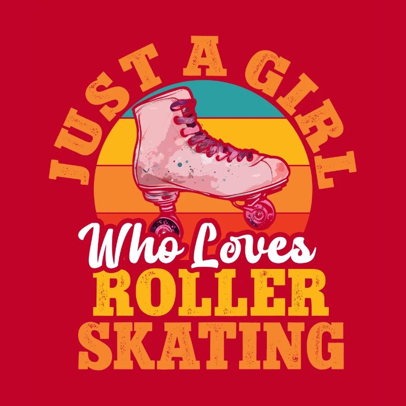 Rollerskates Funny 80er Roller Disco Skating