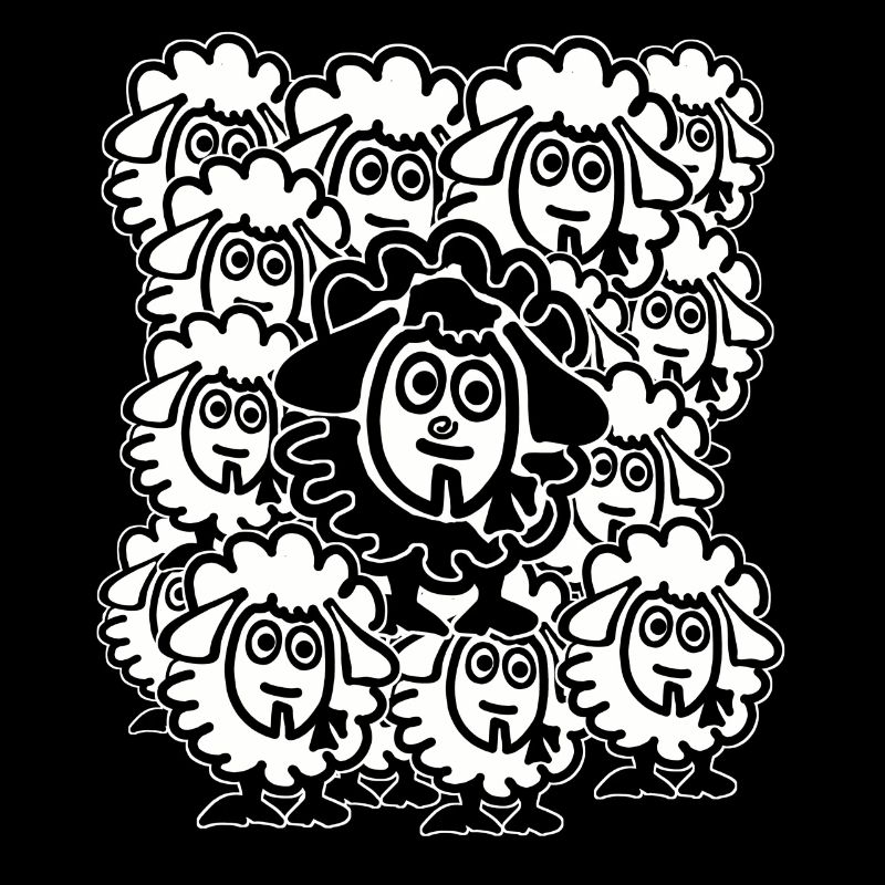 Beaucoup de moutons
