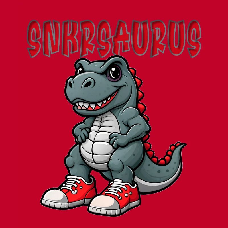 Conception drôle de Snkrsaurus